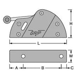 Antal V-Grip Plus Double Clutch, 14-16mm Line