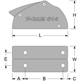 Antal Cam 814 Clutch 10/12 Double