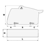 Antal Stopper V-Cam R814 Horizontal Size 08/10 Right VER