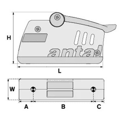 Antal Stopper V-Cam R814 Size 10/12 - Single