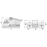 Antal V-Cam R814 Clutch 12/14 Double