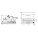 Antal V-Cam R814 Clutch 8/10 Quadruple