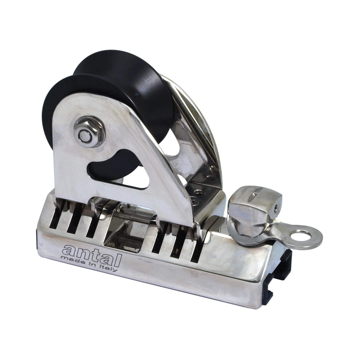 Antal 40X8 T-Track Stainless Steel Genoa Car 75mm Sheave