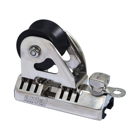 Antal 40X8 T-Track Stainless Steel Genoa Car 75mm Sheave