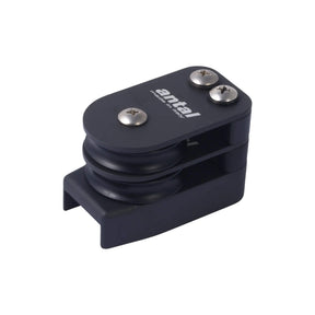 Antal 40X8 T-Track End Fitting w/ 50mm Double Sheave