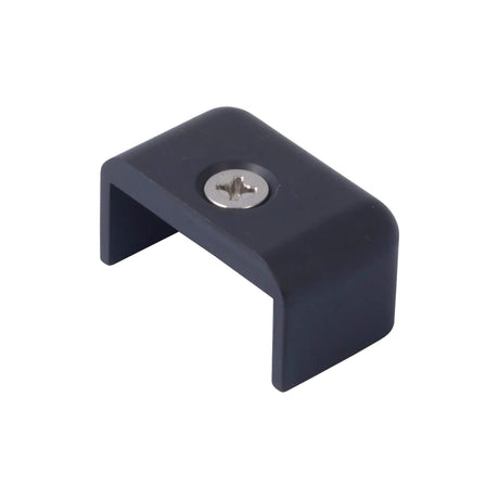 Antal 40X8 T-Track End Fitting Simple, Black Aluminum