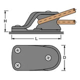 Antal Tulip DecK-Block D070 Foot Block