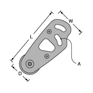 Antal 80mm Aluminum Reef Block