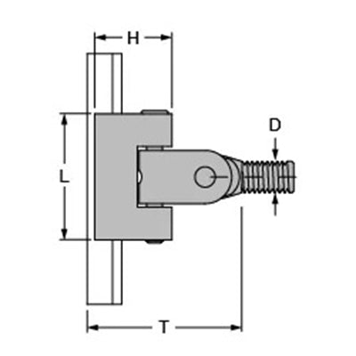 Antal Slider with Joint HS22 L060 + CF Guide + Threaded