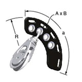 Antal Big Self-Tacking Jib Boards, 14mm Shackle