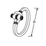 Antal Snap Loop 10mm w/ Cover Dogbone