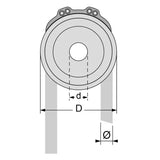 Antal Ring Sectorring D43.08 Without Snap-loop