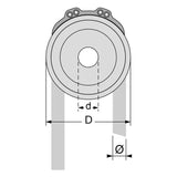 Antal Ring Sectorring D63.12 Without Snap-loop