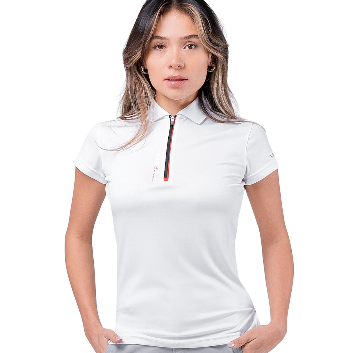 Zhik Womens UVActive Zip Sports Polo