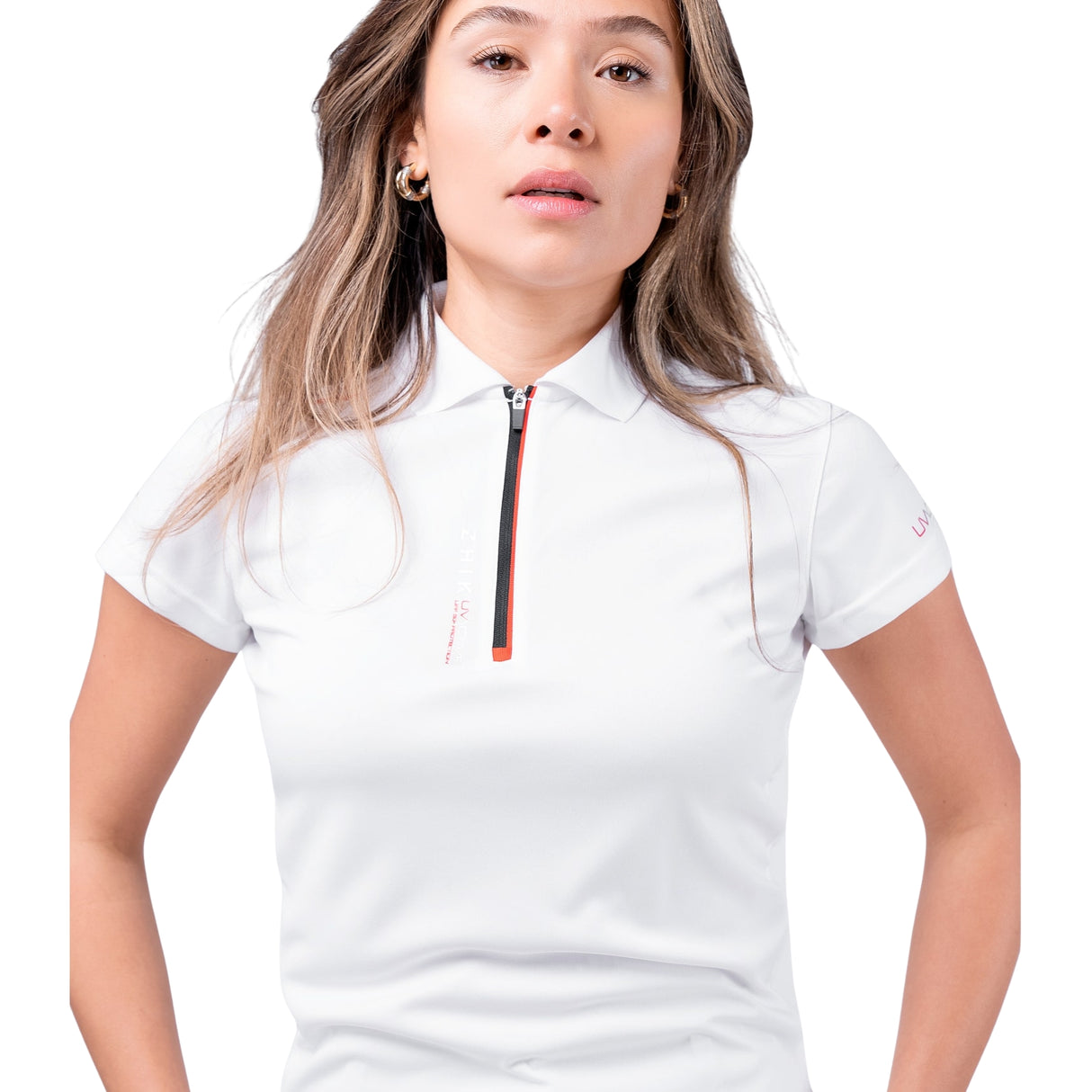Zhik Womens UVActive Zip Sports Polo