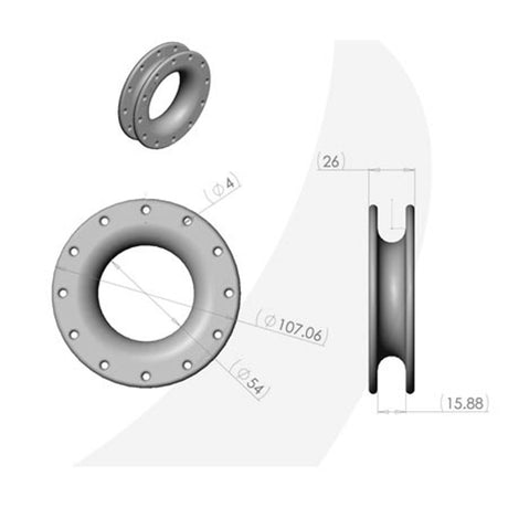 Colligo Marine Enhanced Static Lashing Block, 11-13 mm, with lashing line