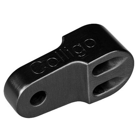 Colligo Marine Carbon Chainplate/Male Distributor, Black, 1/4"