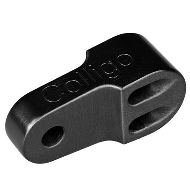 Colligo Marine Carbon Chainplate/Male Distributor, Black, 1/4"