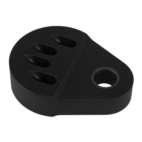 Colligo Marine Carbon Chainplate/Male Distributor, Black, 1/2"