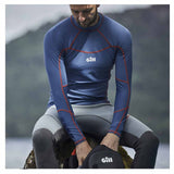 Gill Men's Pro Rash Vest Long Sleeve Ocean