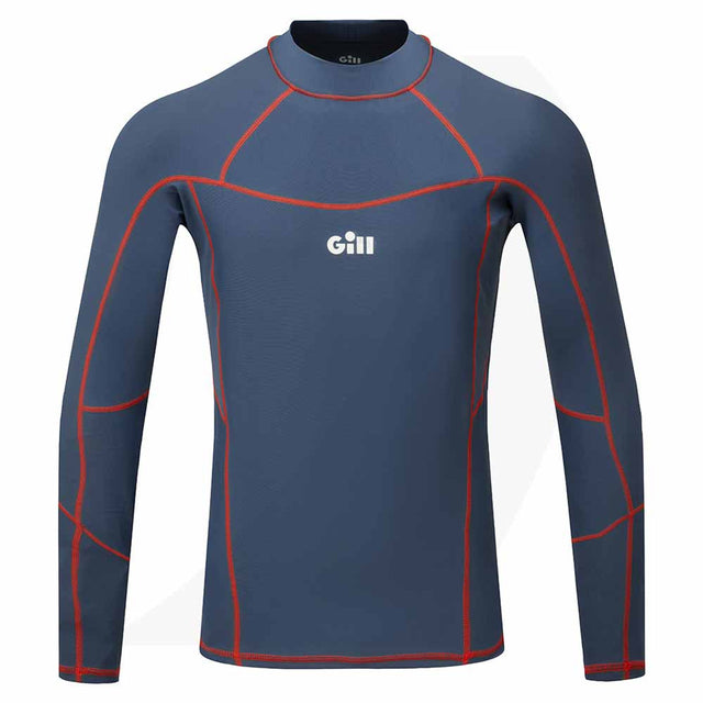 Gill Men's Pro Rash Vest Long Sleeve Ocean