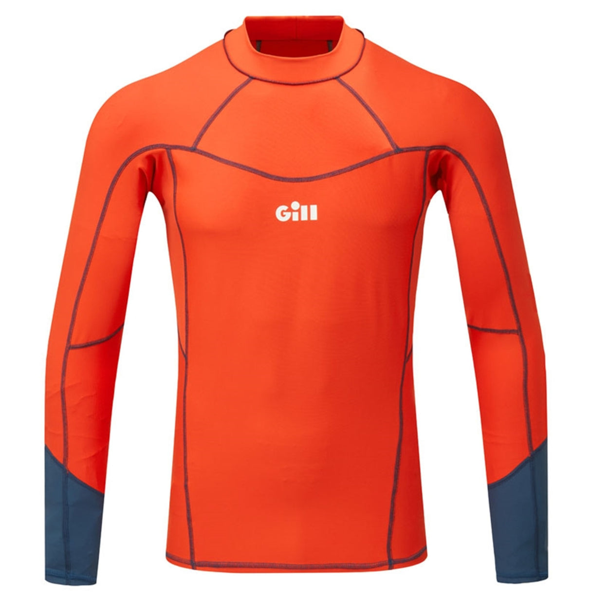 Gill Men's Pro Rash Vest Long Sleeve Orange