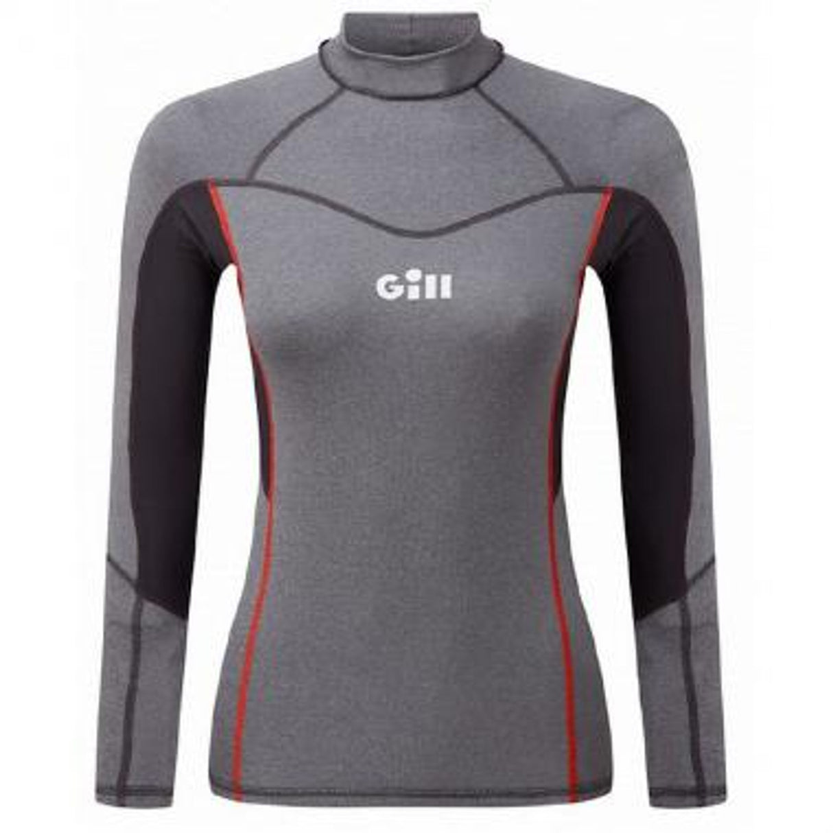 Gill Womens Pro Rash Vest Long Sleeve Grey