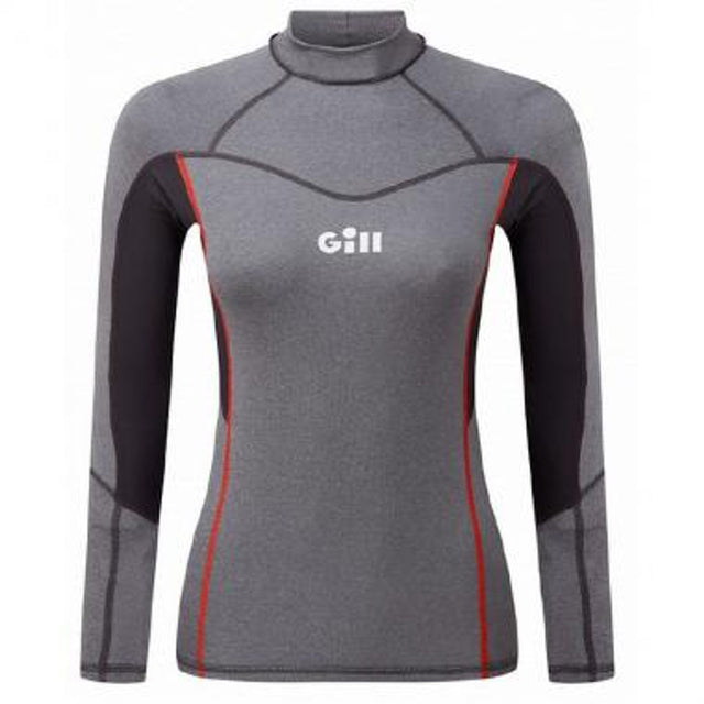 Gill Womens Pro Rash Vest Long Sleeve Grey