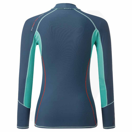 Gill Womens Pro Rash Vest Long Sleeve Ocean