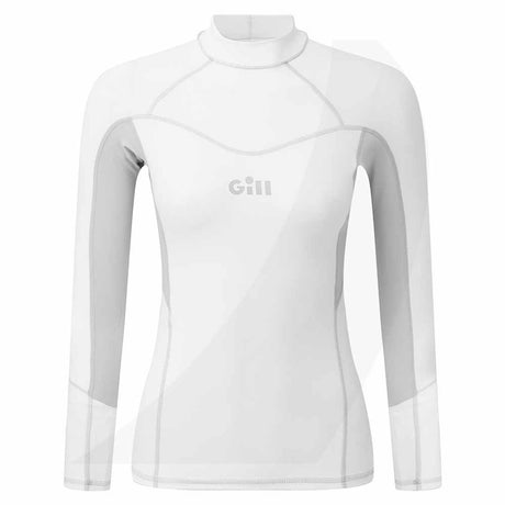 Gill Womens Pro Rash Vest Long Sleeve White