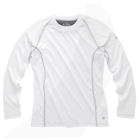 Gill Women's UV Tec L/S T-Shirt White