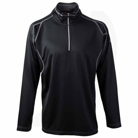 Gill UV Tec 1/4 Zip L/S Black