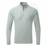 Gill Men's UV Tec Long Sleeve Zip Tee (Black, Grey, Navy, White)