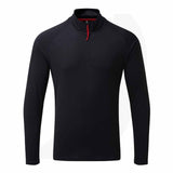 Gill Men's UV Tec Long Sleeve Zip Tee (Black, Grey, Navy, White)