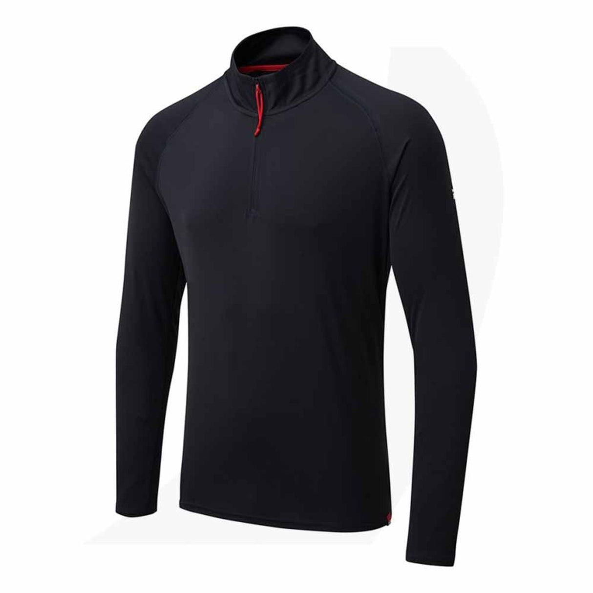 Gill Men's UV Tec Long Sleeve Zip Tee (Black, Grey, Navy, White)