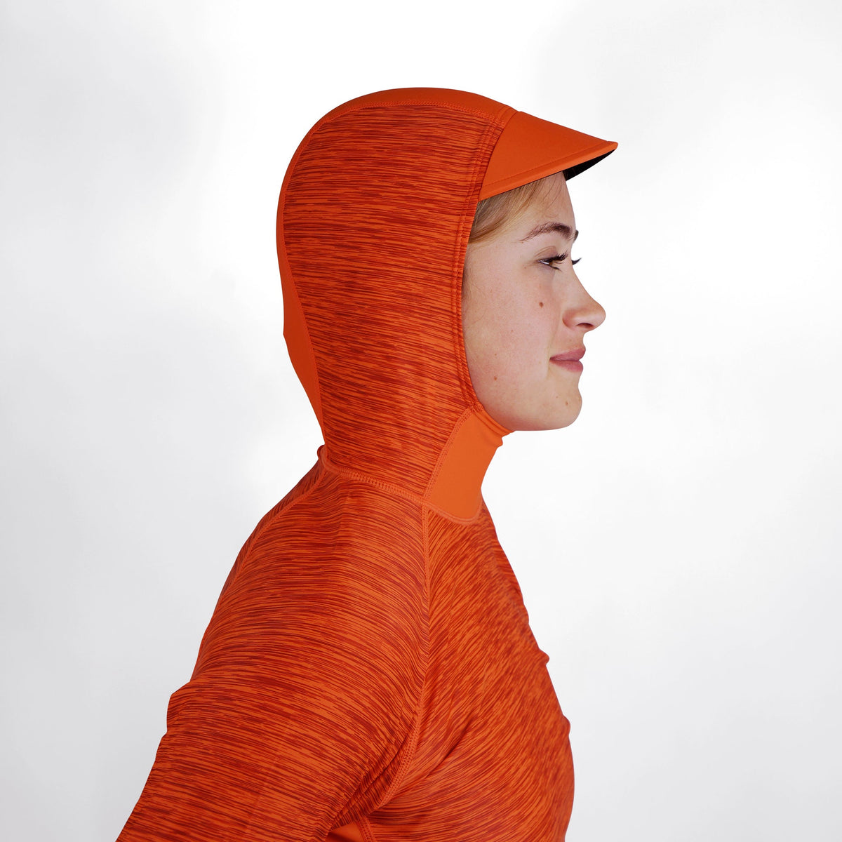 Vaikobi Hooded UV Long Sleeve Rash Top - Orange