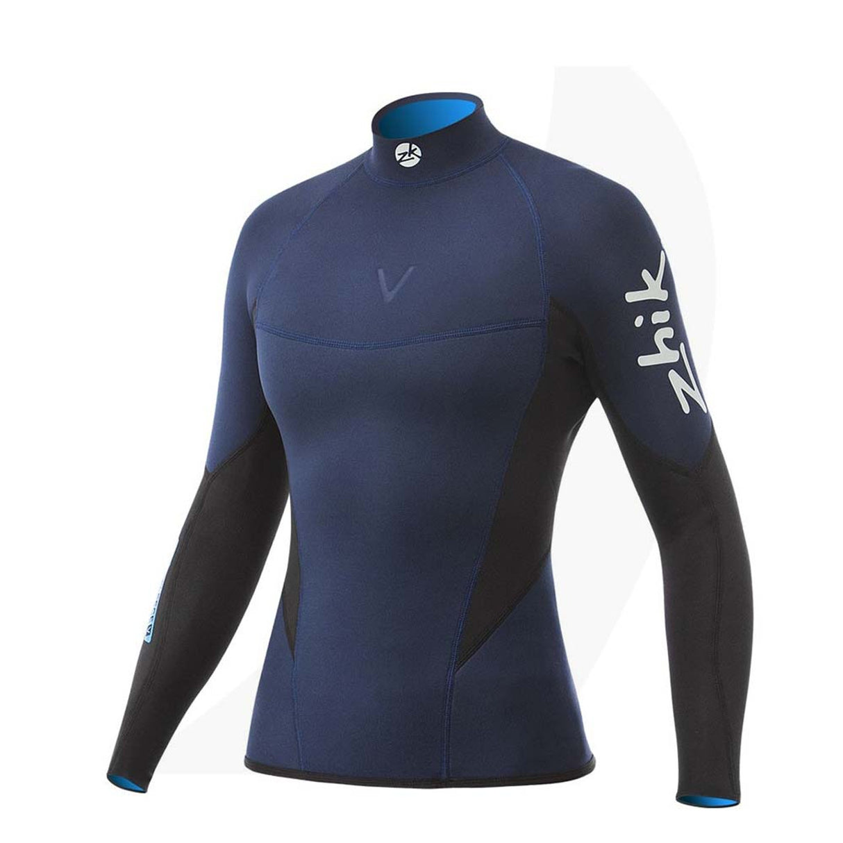 Zhik Women Microfleece V Top Navy