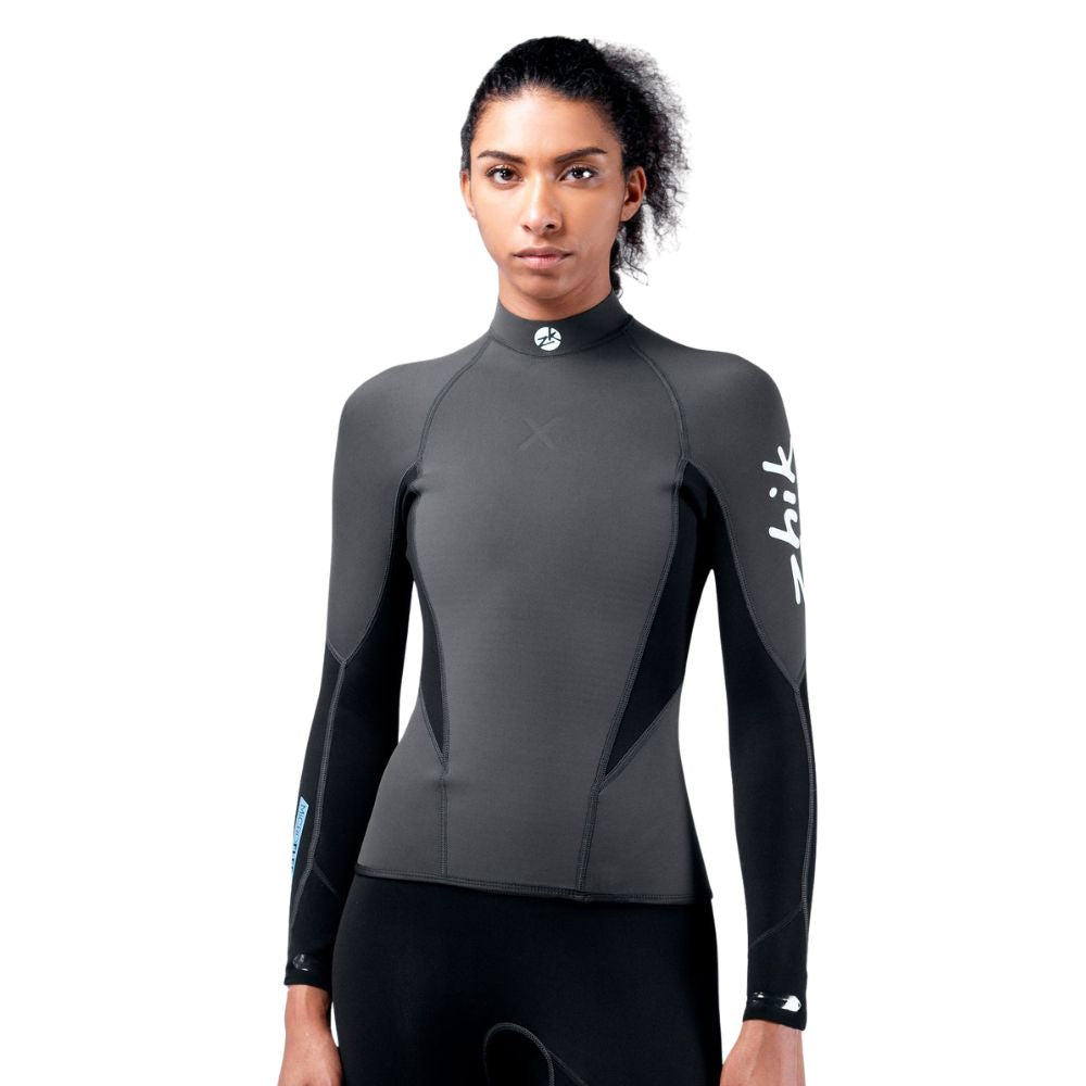 Zhik Women Microfleece X Top Black. Clearance size L