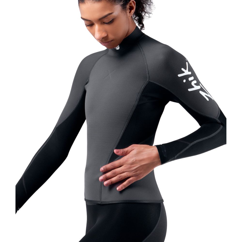 Zhik Women Microfleece X Top Black. Clearance size L
