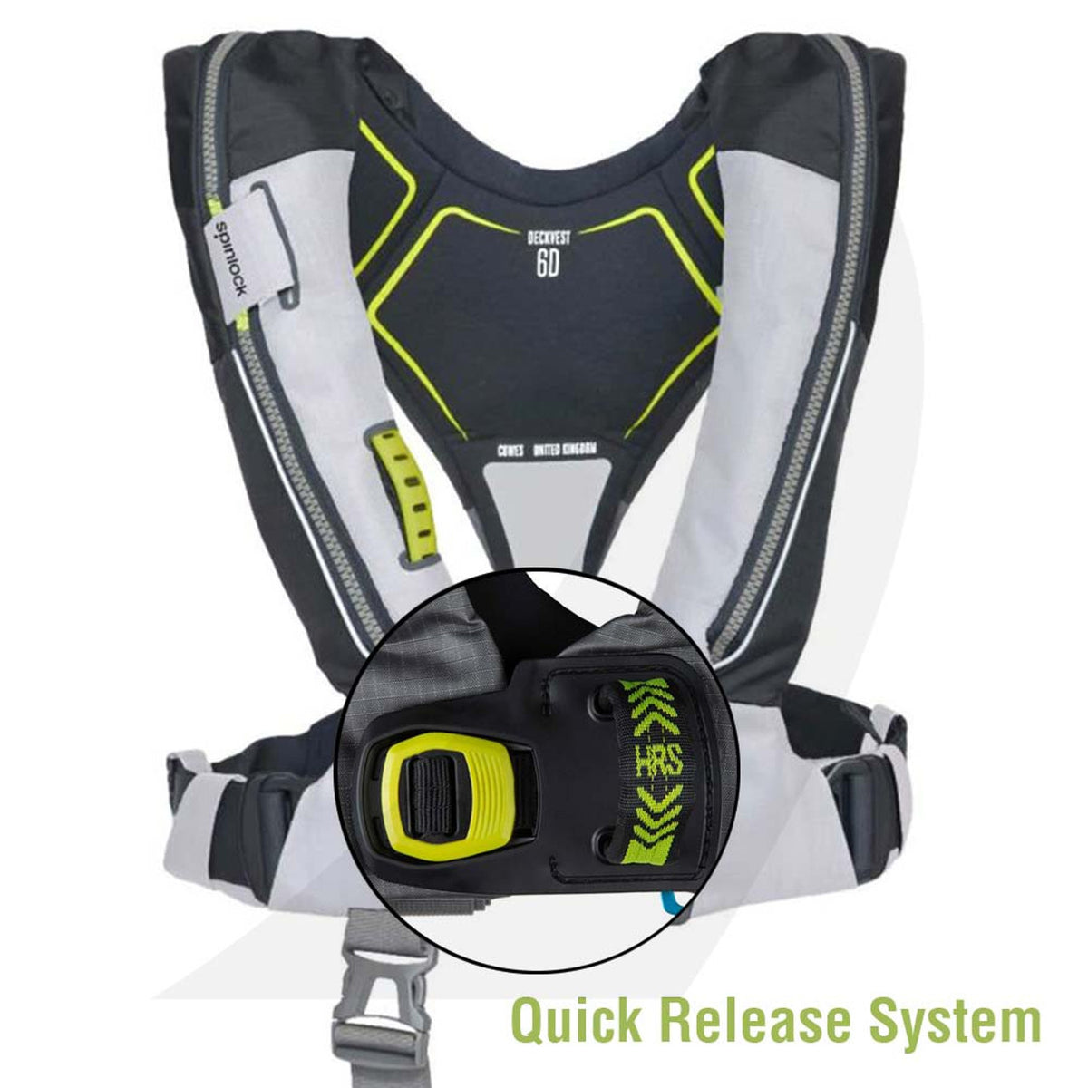 Spinlock Deckware Lifejacket Harness 6D 170N Tropical White – Vela ...