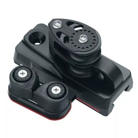 Harken MR 27mm Double Sheave End Control w/Dead End and Cam (Pair)