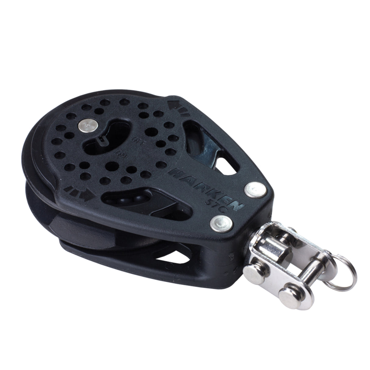 Optiparts 57mm Harken Carbo ratchet with 2-Way Link Mainsheet Block