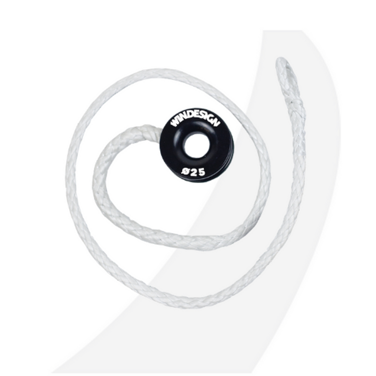 Optiparts Halyard with low friction ring