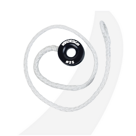 Optiparts Halyard with low friction ring