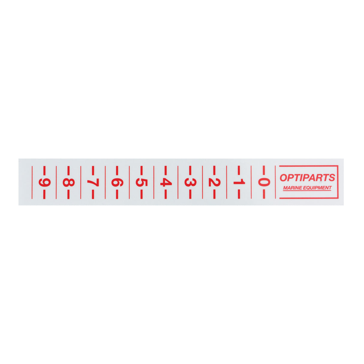 Optiparts Trim Strip Pack of 20 - Red
