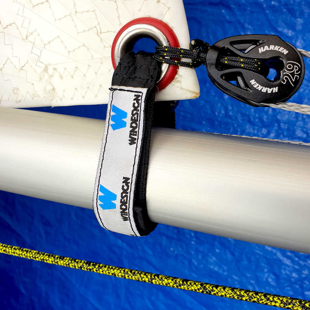 Optiparts WinDesign Clew strap, Laser outhaul
