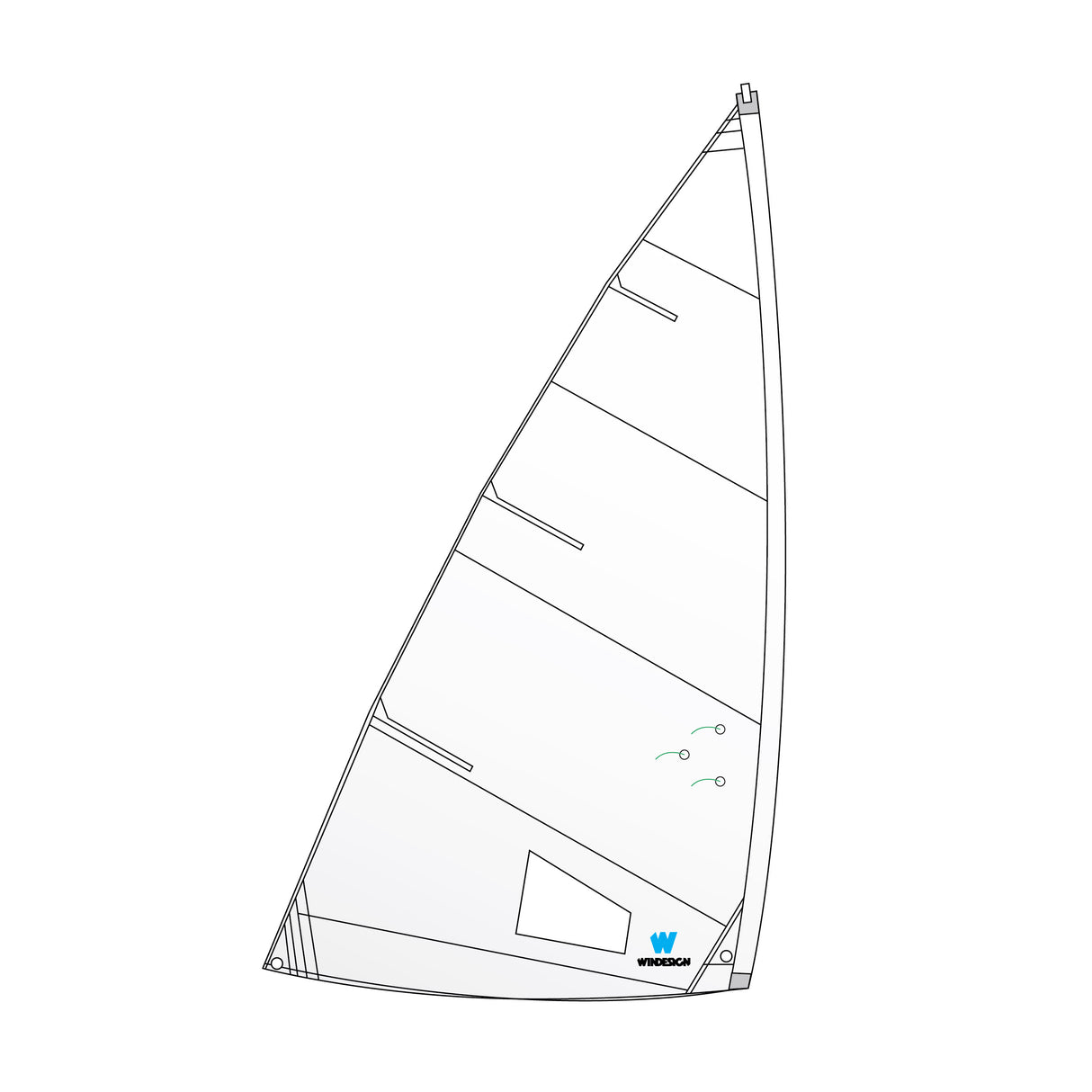 Optiparts WinDesign Training Sail for Laser 4.7