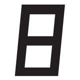Optiparts WinDesign Sail Number and Letters, 12" Black