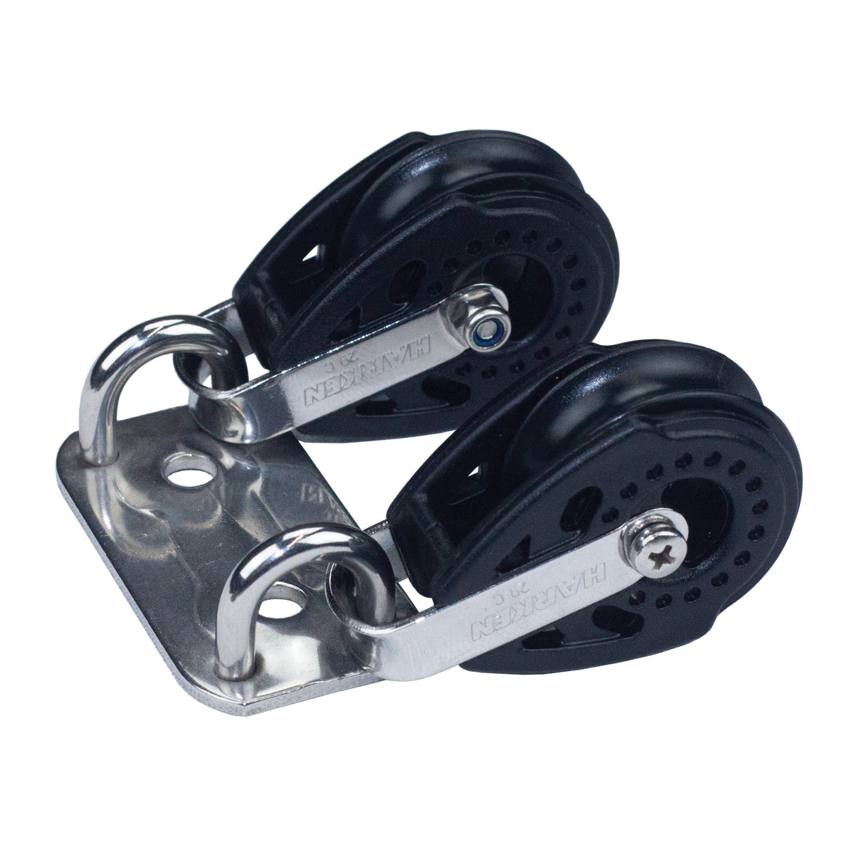 Opti Block Plate with 29mm Harken Carbo Blocks