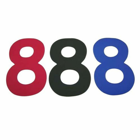 ILCA Laser 9 in. Red 0 Sail Number